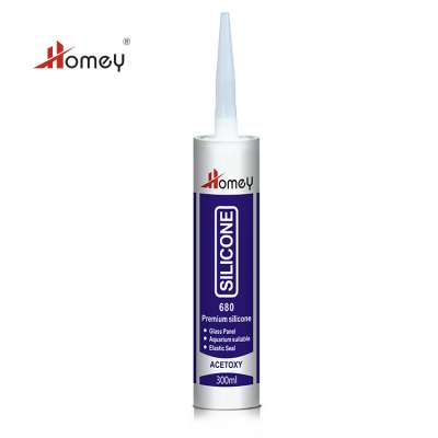 Homey 680 Clear Rtv Silicone Sealant Adhesive Contractor Industrial Grade Window & Door